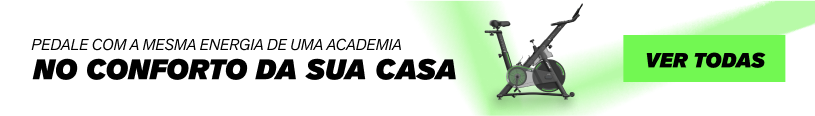 Imagem com Bicicleta Spinning em visão de perfil
